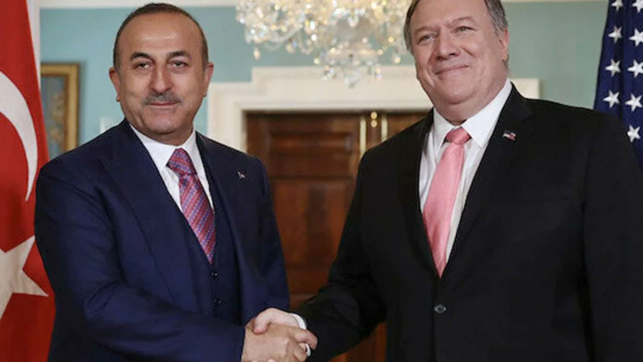 Bakan Çavuşoğlu ABD Dışişleri Bakanı Pompeo ile görüştü