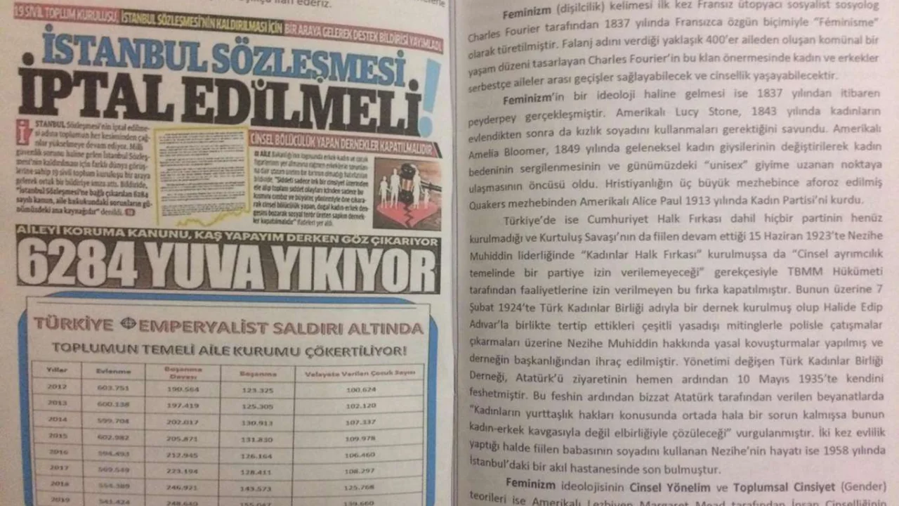 TBMM'de İstanbul Sözleşmesi ilgili kitapçıklar dağıtıldı