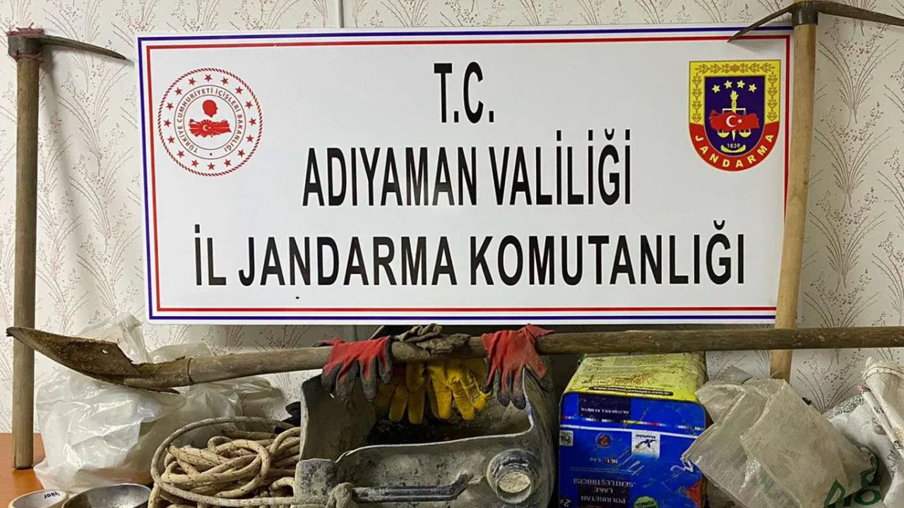 Adıyaman'da sit alanında kazı yapan şahıslar hakkında adli işlem başlatıldı