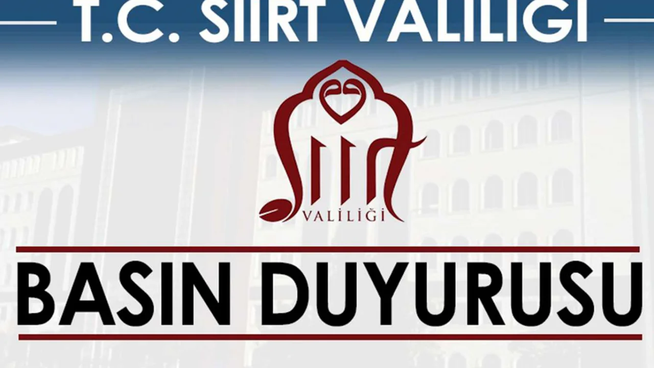 Siirt’te gösteri ve etkinlikler 15 gün süreyle yasaklandı