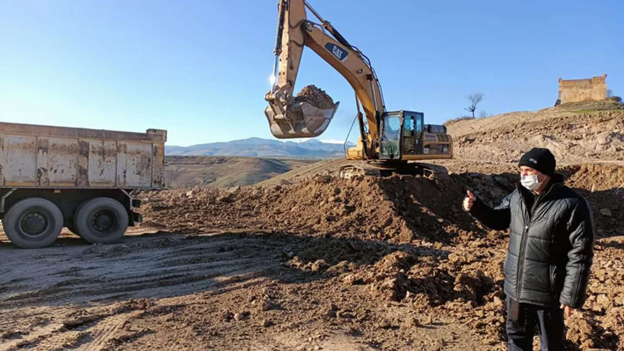 Adıyaman Belediyesi’nin asfalt plenti inşaatı devam ediyor