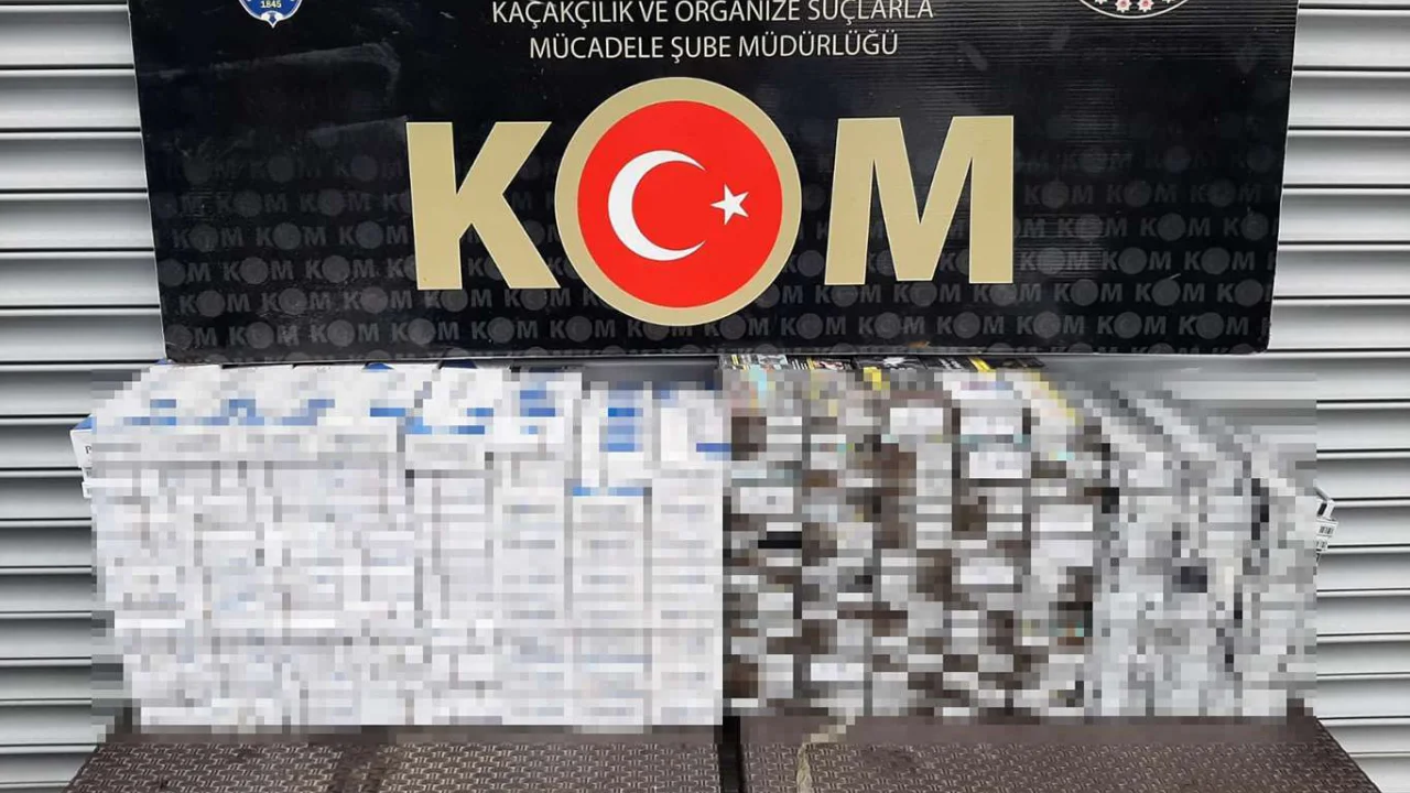 Samsun'da binlerce kutu makarona el konuldu