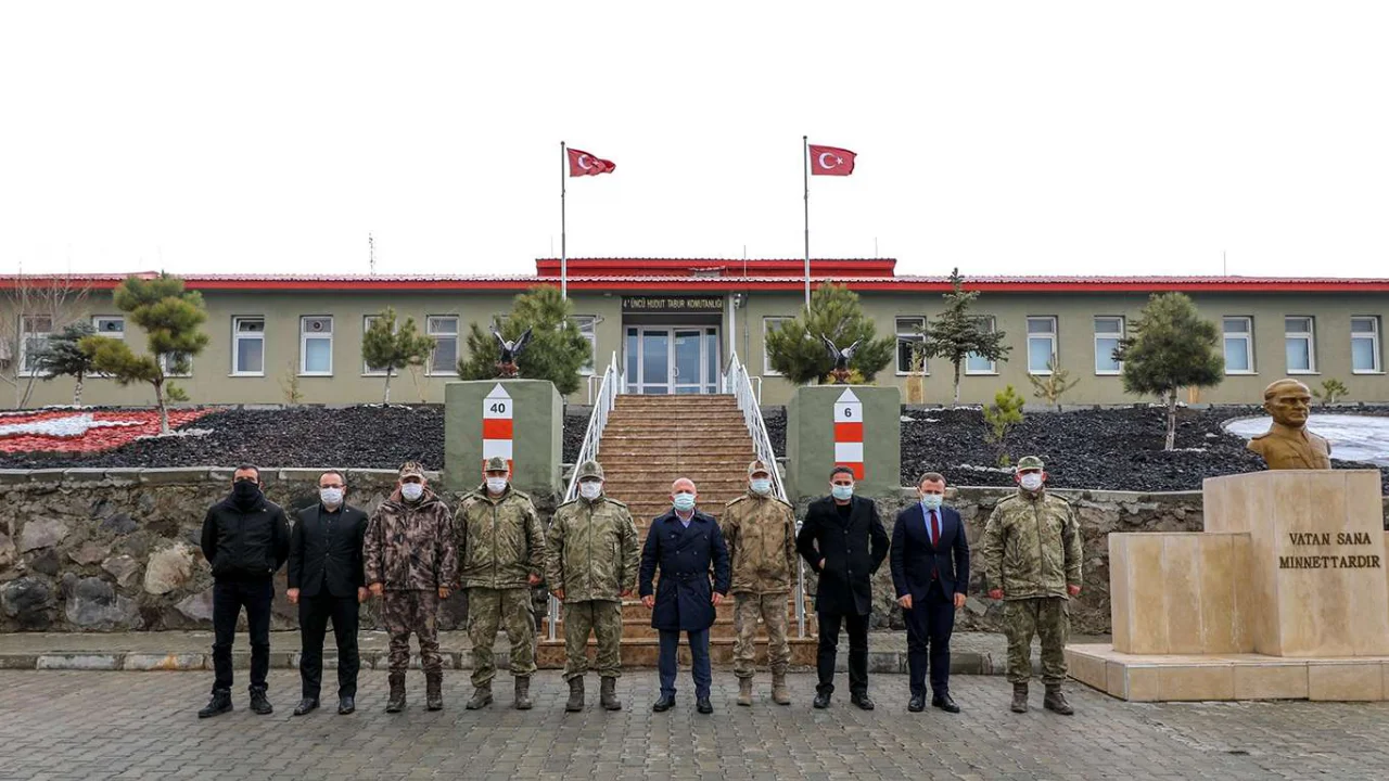 Vali Varol’dan hudut takım karakollarına ziyaret