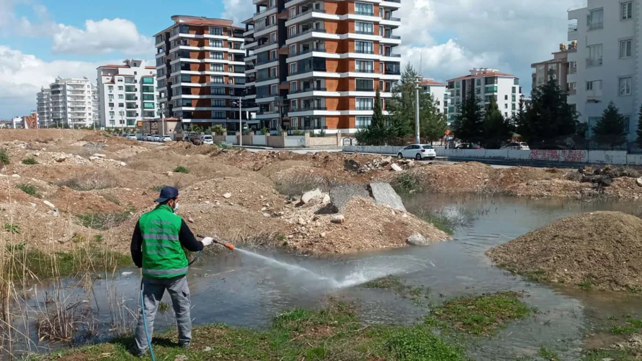 Adıyaman larva ilaçlaması devam ediyor