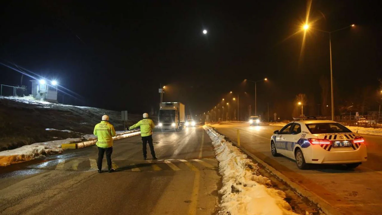 Kış lastiği denetiminde 4 bin 768 işlem yapıldı