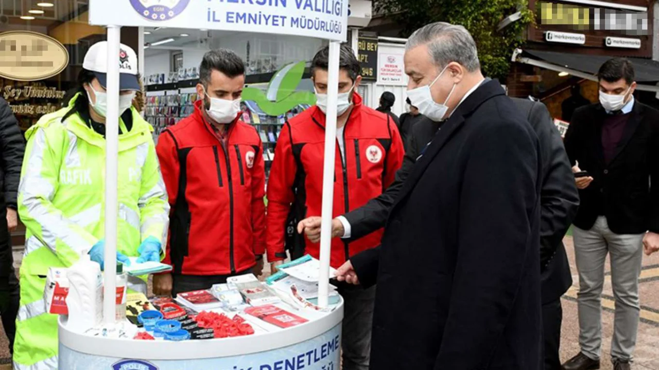 Mersin'de esnafa yönelik Coronavirus denetimi gerçekleştirildi