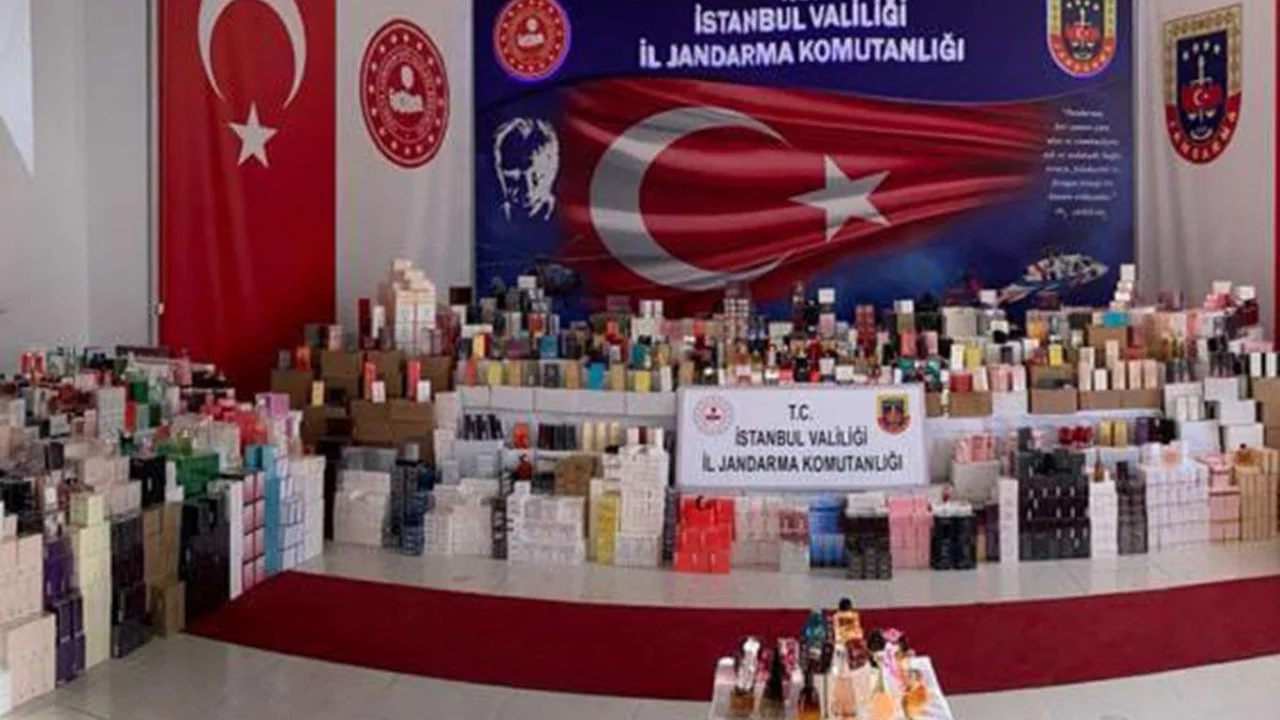 İstanbul'da 20 bin şişe sahte parfüm ele geçirildi