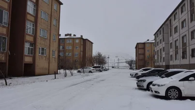 Bitlis'te yoğun kar yağışı başladı