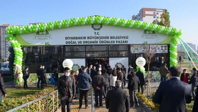 Diyarbakır'da Doğal ve Organik Ürünler Pazarı açıldı.