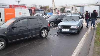 Diyarbakır'da yine aynı yer yine kaza: 1 yaralı