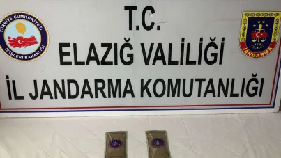 Elâzığ'da 315 gram toz esrar ele geçirildi