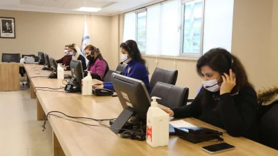 Gaziantep'te Covid-19 hastaları için çağrı merkezi kuruldu