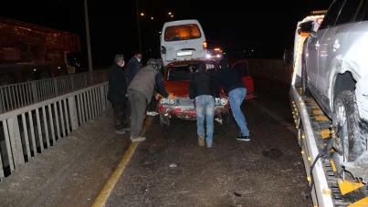 Diyarbakır'da zincirleme trafik kazası