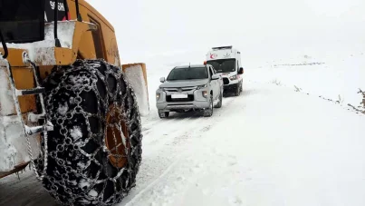 Kafa travması geçiren küçük çocuk uzun uğraşılar sonucu hastaneye ulaştırıldı