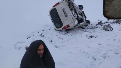 Karda kaza yapanların yardımına Bağlar Belediyesi ekipleri ulaştı