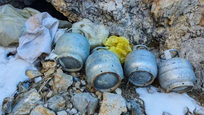 PKK'ye ait mağara ve barınaklardaki yaşam malzemeleri imha edildi