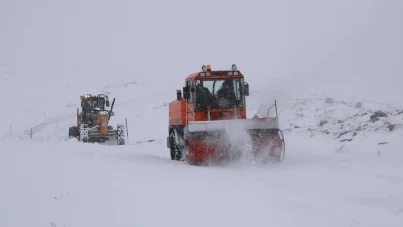 Van'da kapanan 162 yerleşim yerinin yolunu açma çalışmaları devam ediyor