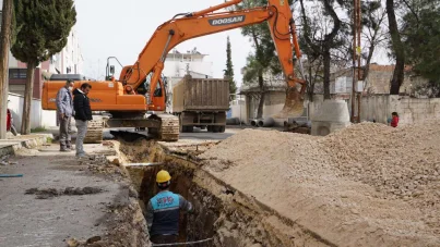 Adıyaman'da altyapı güçlendirme çalışması deva ediyor