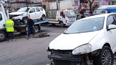 Batman’da maddi hasarlı kaza