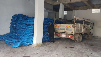 Gaziantep’te 70 ton kaçak kömür ele geçirildi