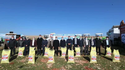 Gaziantep’te çiftçilere gübre desteği verildi