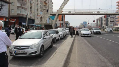 Diyarbakır’da zincirleme kaza yaşandı