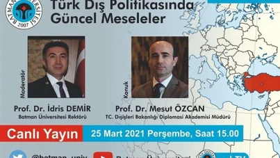 "Türk Dış Politikasında Güncel Meseleler" konulu söyleşiye davetiye